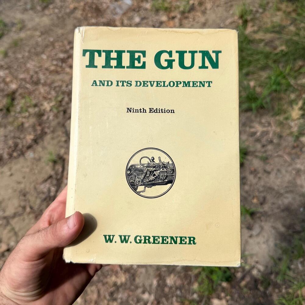 The Gun And Its Development 9th Edition By W. W. Greener Hardcover Vintage book